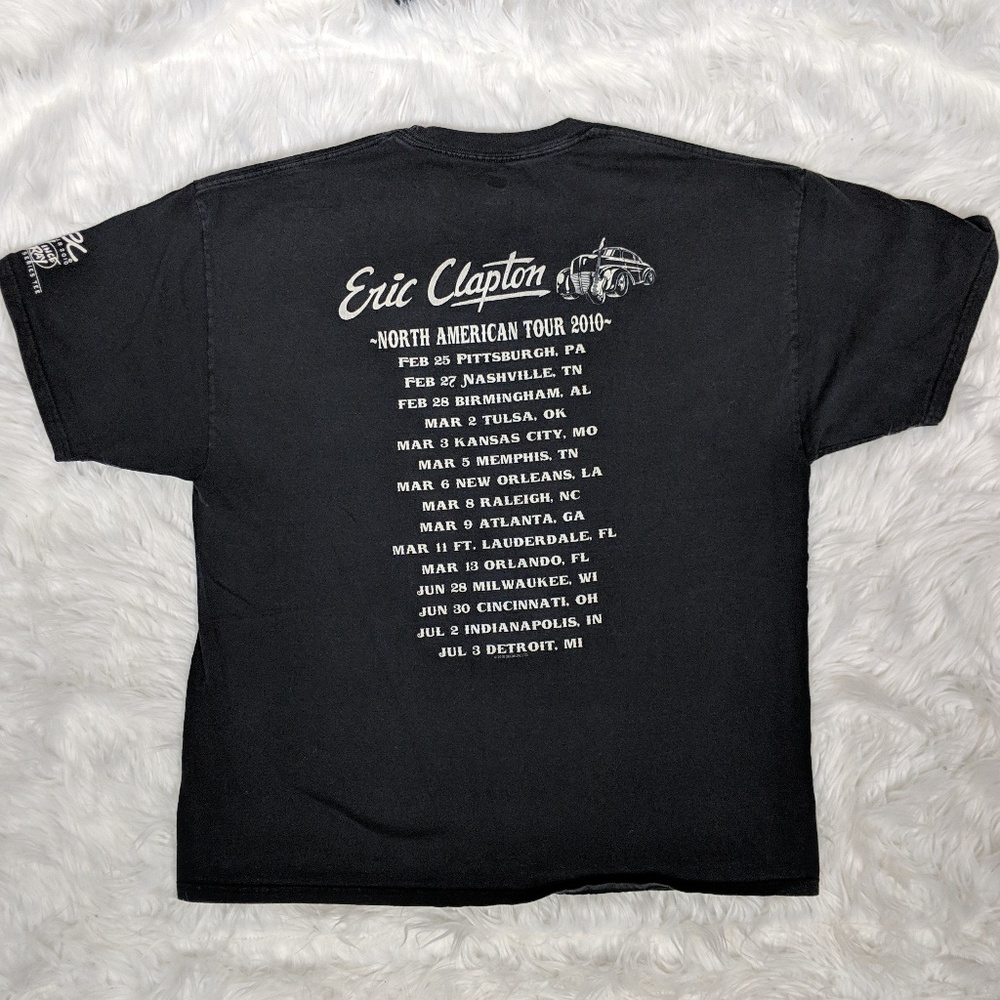 Eric Clapton North American 2010 Tour T-shirt - Picture 2 of 5